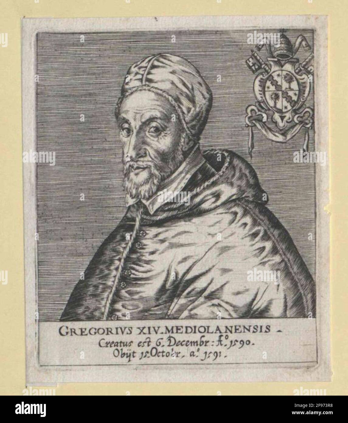 Gregor XIV., papa Stock Photo Alamy