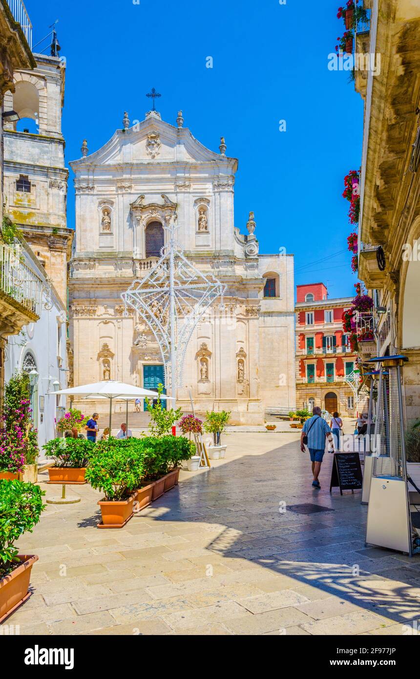 Basilica di San Martino in Martina Franca, Italy Stock Photo Alamy