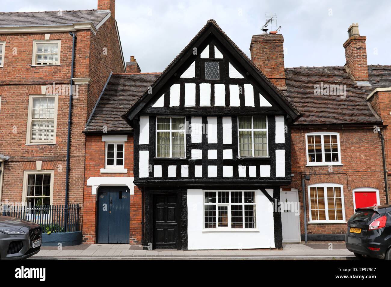 Historic property in Nantwich Stock Photo