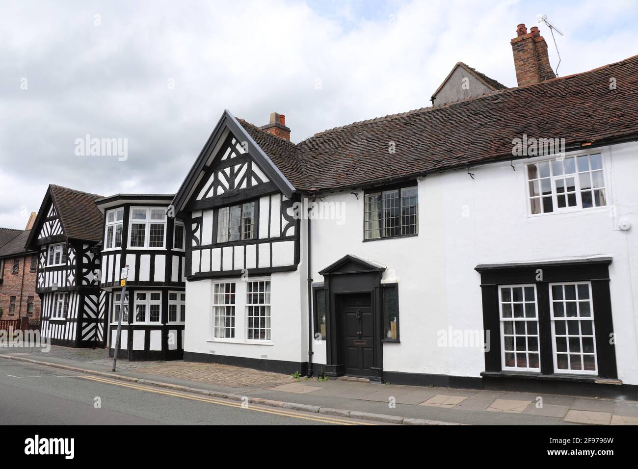 Hospital Street in Nantwich Stock Photo Alamy