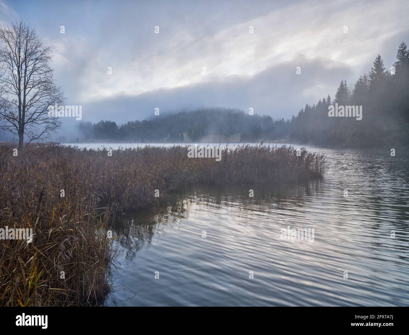 Picture book landscape at the Geroldsee Stock Photo