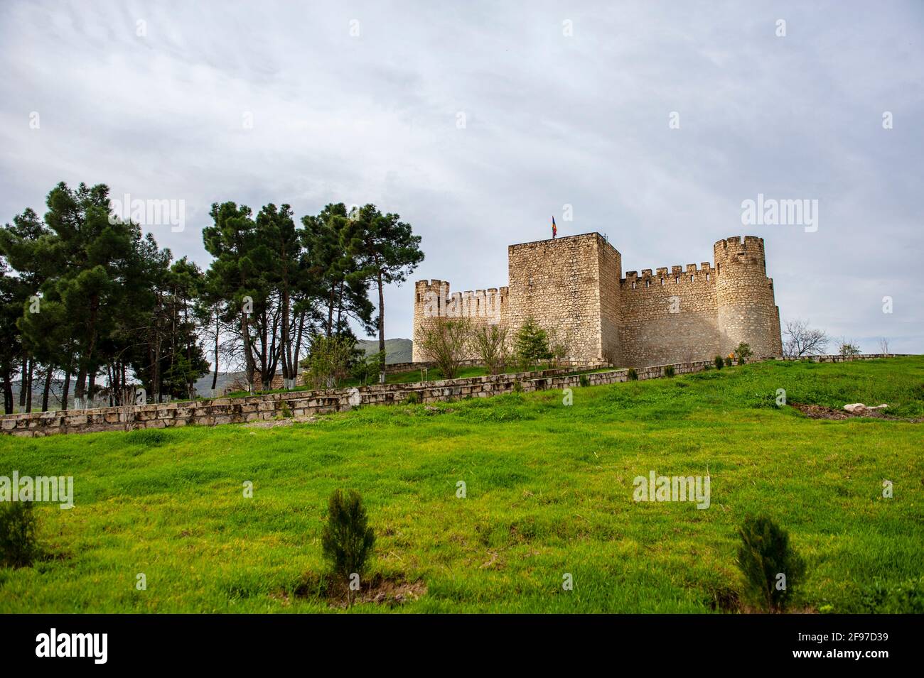Tigranakert fortress in Nagorno Karabakh (Artsakh) republic Stock Photo