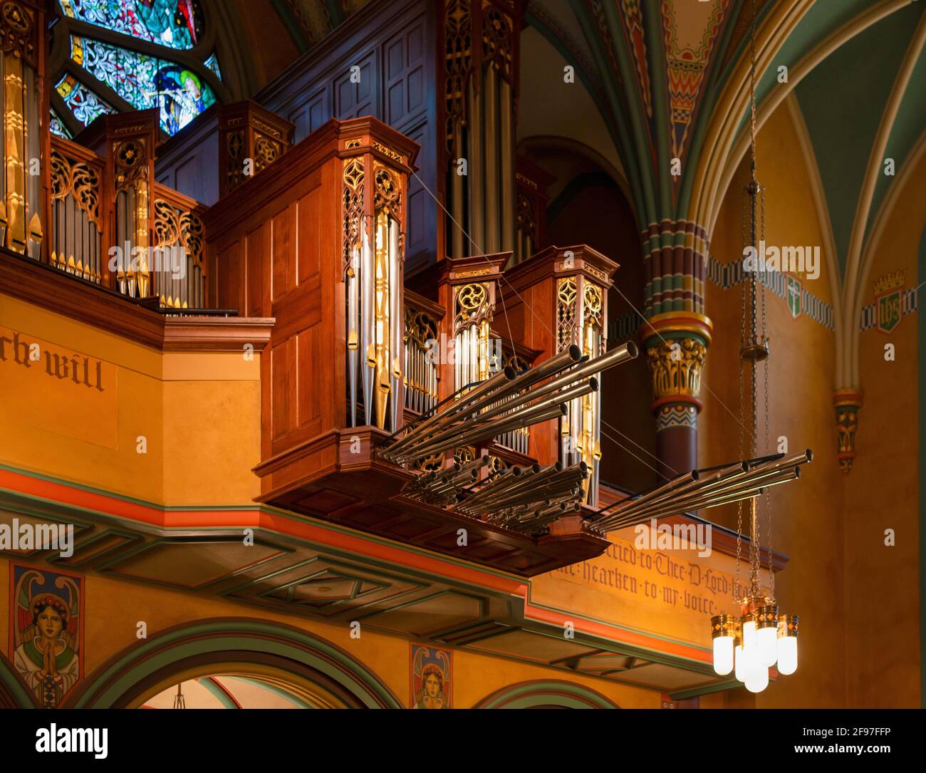 Madeleine Cathedral, Roman Catholic Church in Salt Lake City, Utah, USA Stock Photo