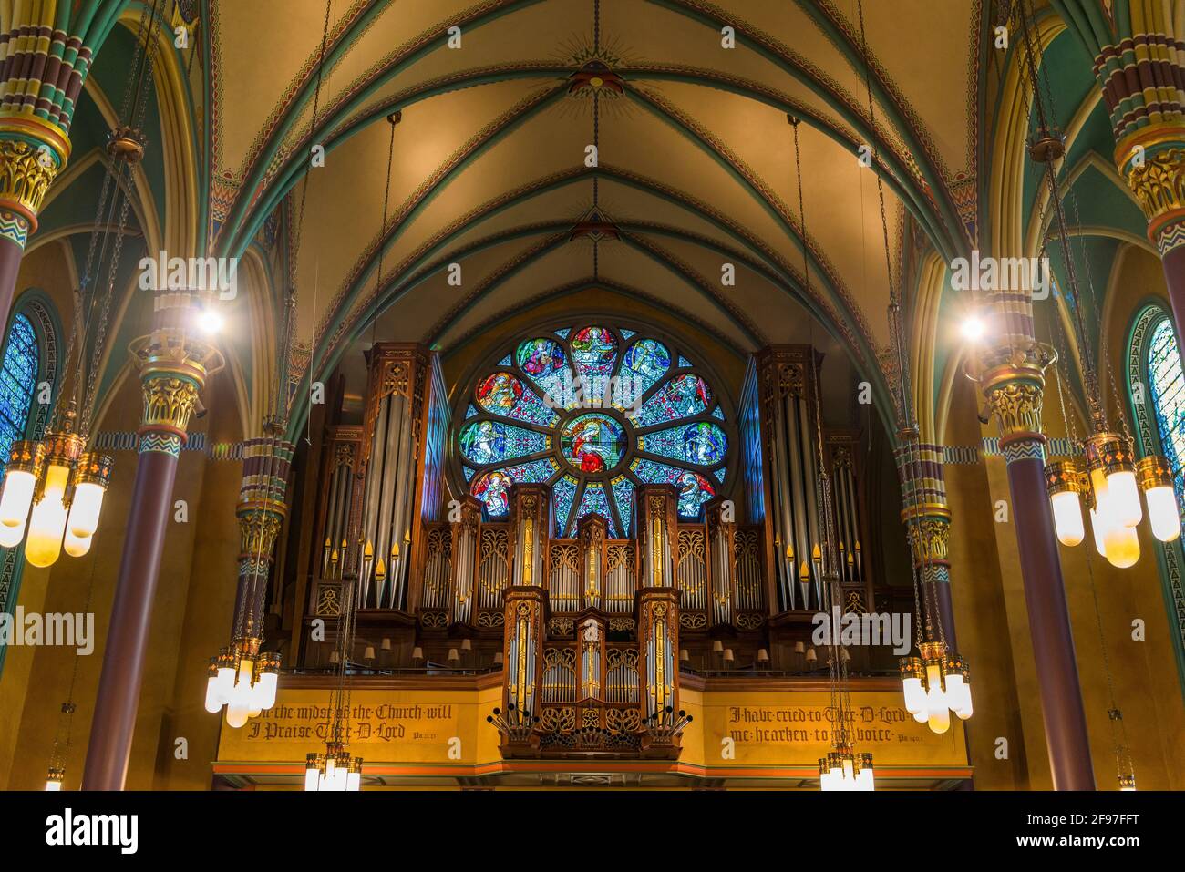 Madeleine Cathedral, Roman Catholic Church in Salt Lake City, Utah, USA Stock Photo