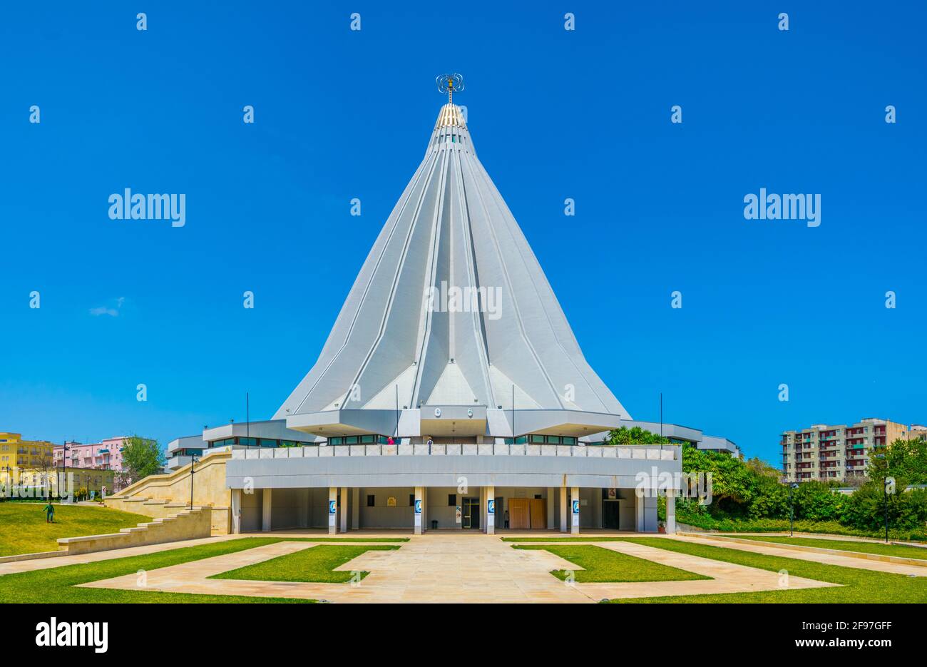 Sanctuary of Our Lady of Tears in Syracuse, Sicily, Italy Stock Photo