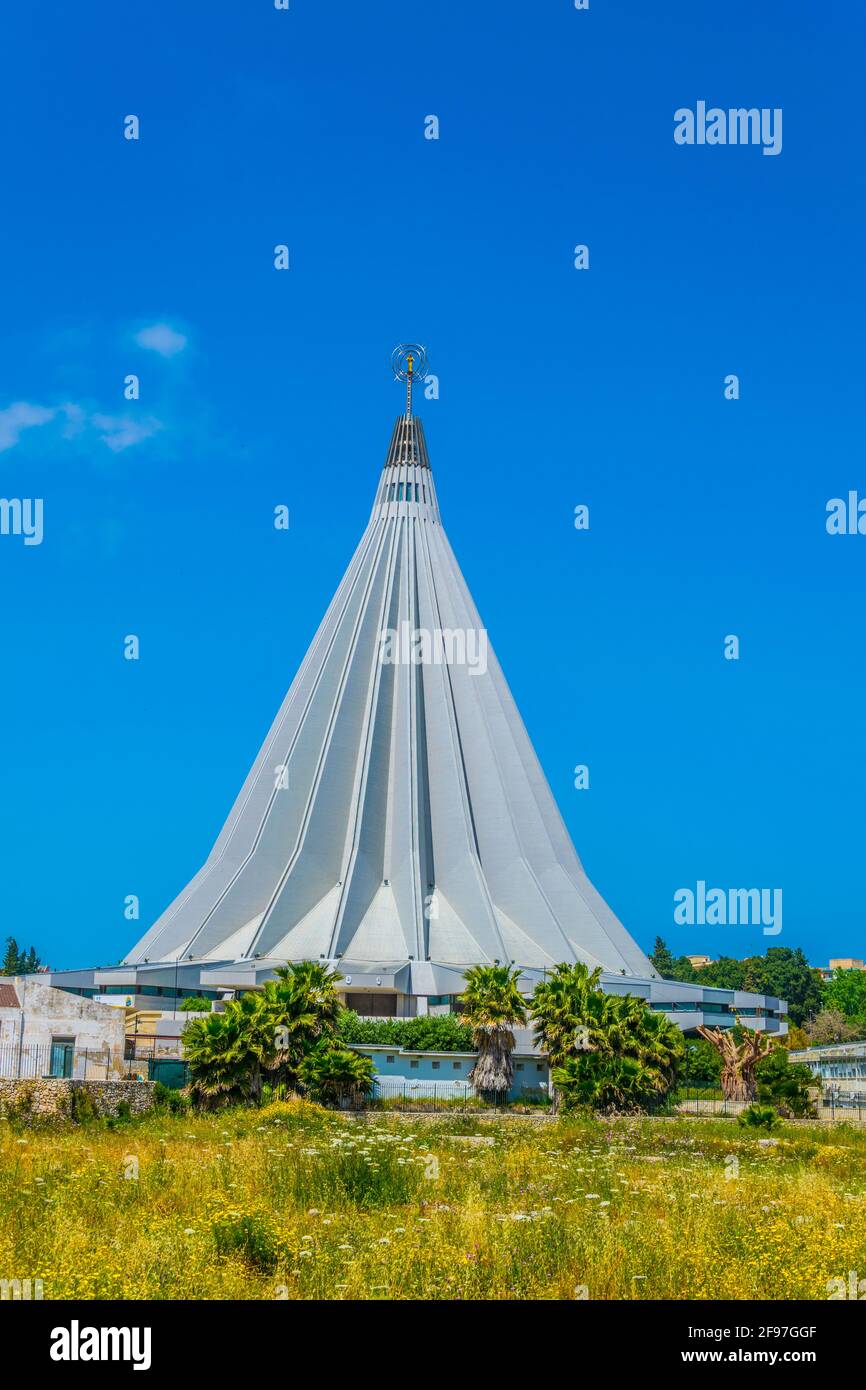 Sanctuary of Our Lady of Tears in Syracuse, Sicily, Italy Stock Photo