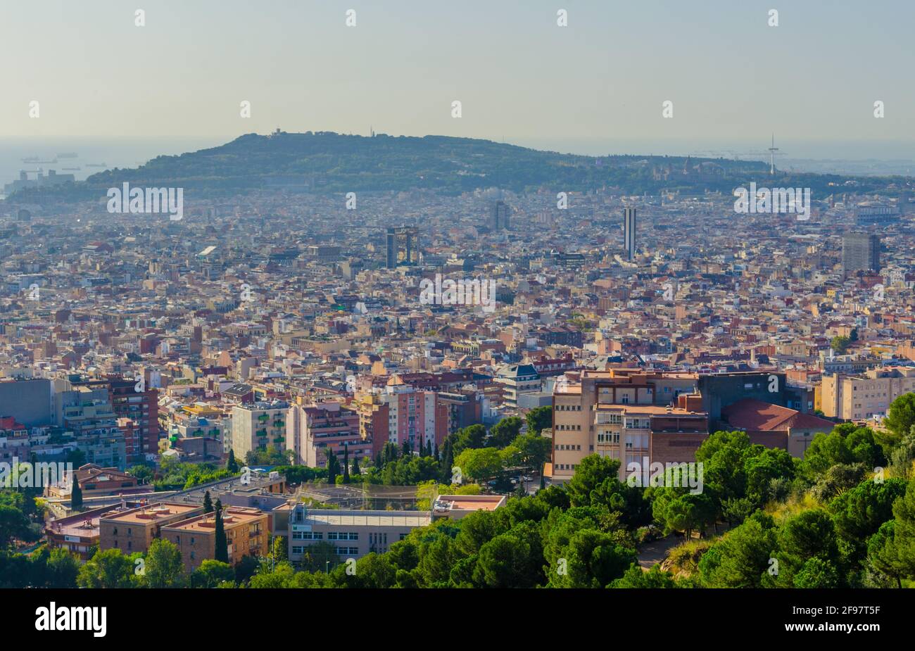 Aerial view of Barcelona, Spain Stock Photo - Alamy