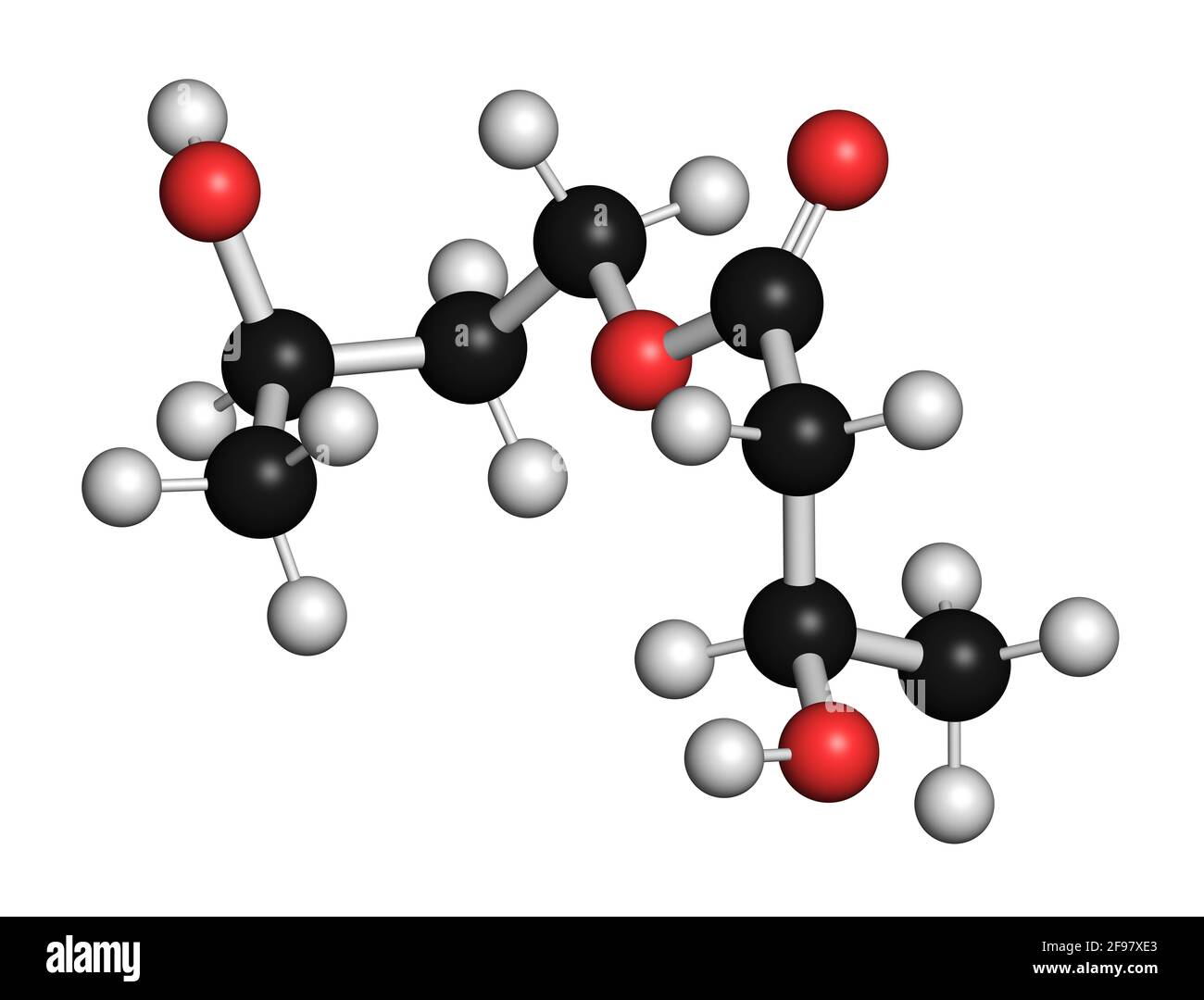 Ketone ester molecule, illustration Stock Photo Alamy