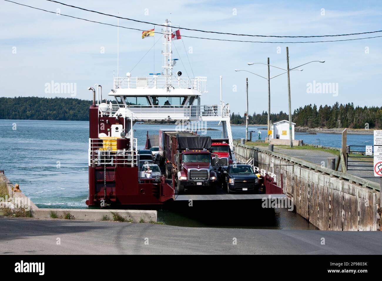 Canada, New Brunswick, Deer Island, Deer Island ferries, Letete