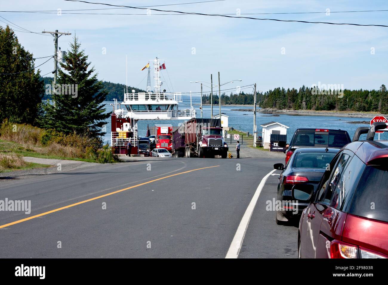 Canada, New Brunswick, Deer Island, Deer Island ferries, Letete