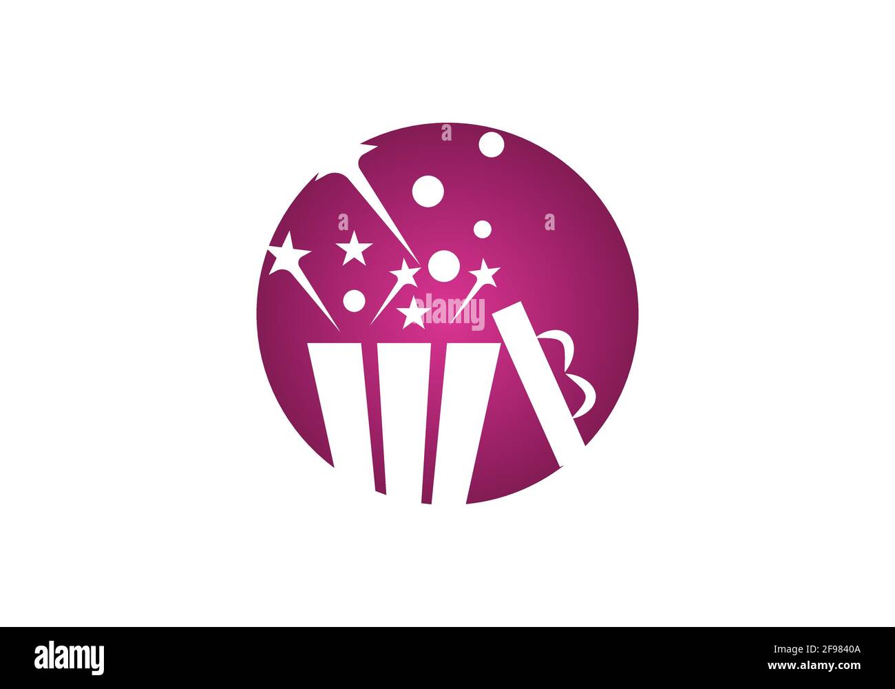 Gift Box, gift shop logo icon illustration vector design. Stock Vector