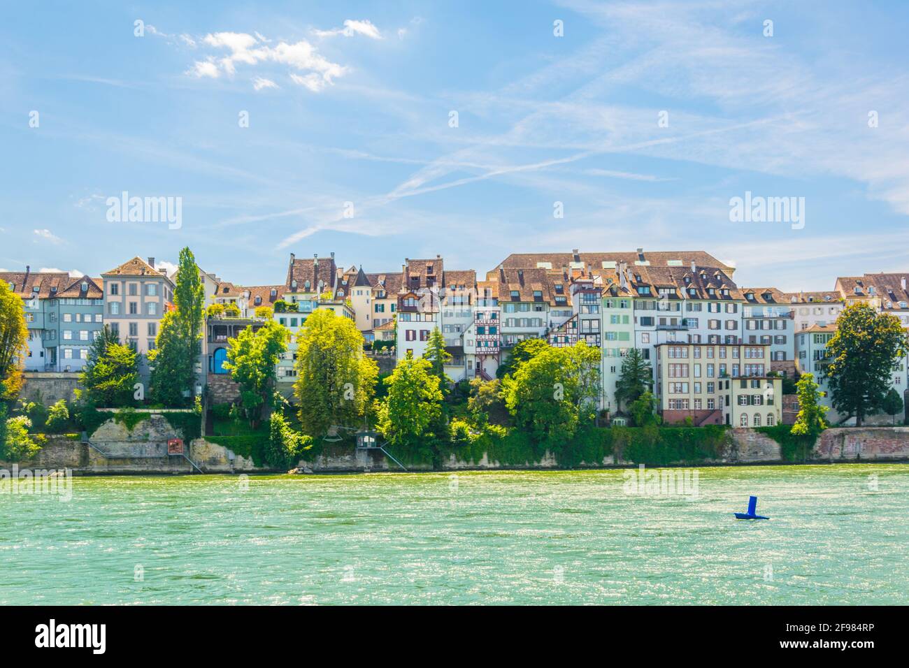 Rhine river bridge promenade basel hi-res stock photography and images ...