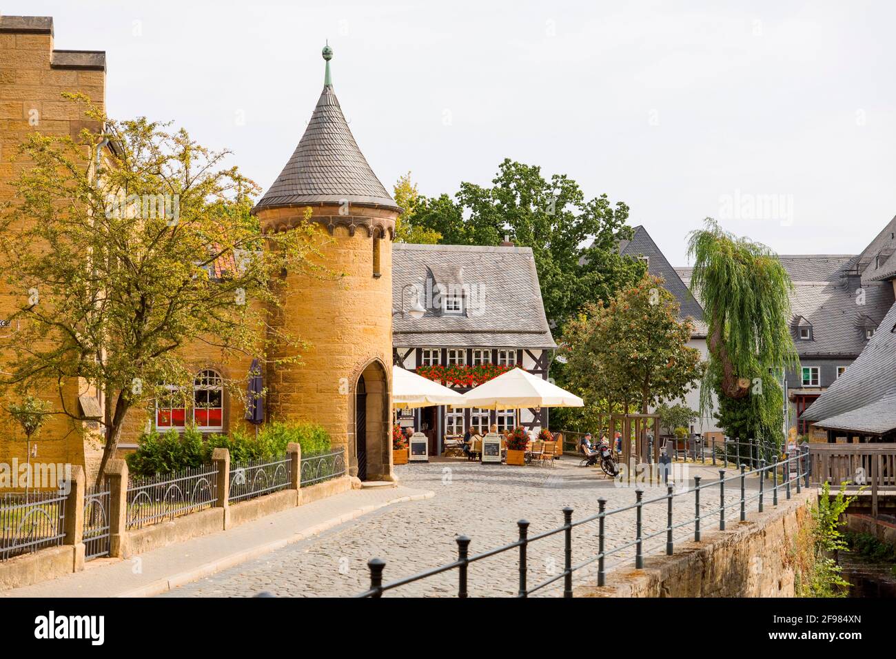 Downtown of Goslar, Lower Saxony, Germany Stock Photo