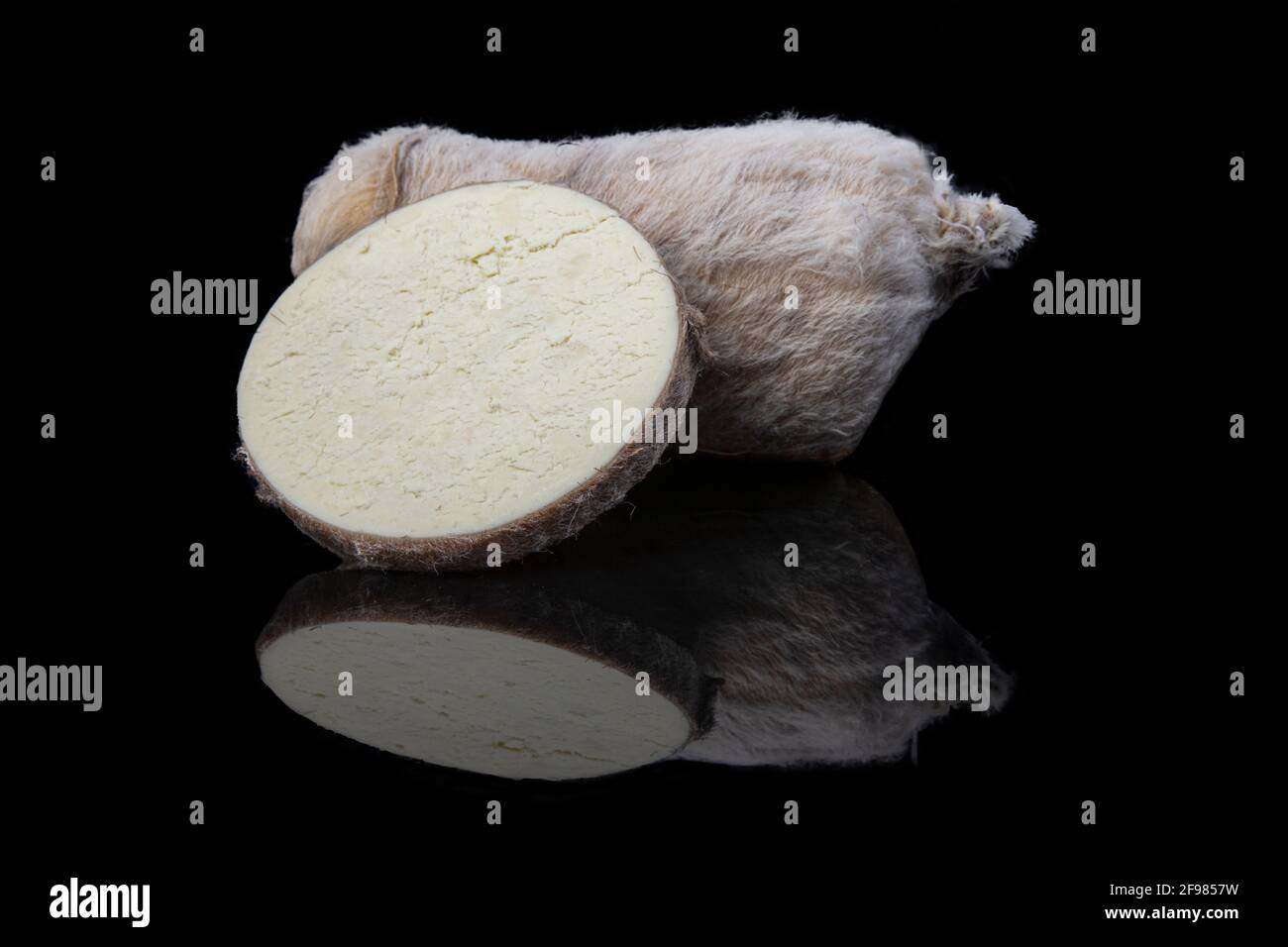 Tulum cheese is a traditional Turkish goat's milk cheese ripened in a goatskin casing, called