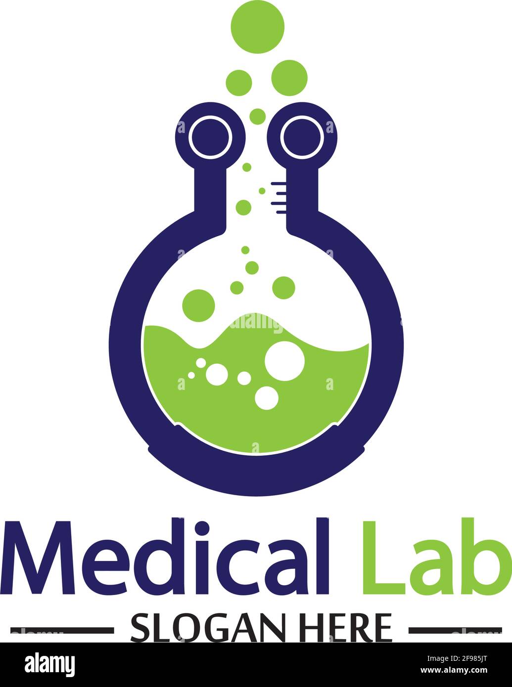 Medical Lab Logo Template Design Vector, Emblem, Design Concept