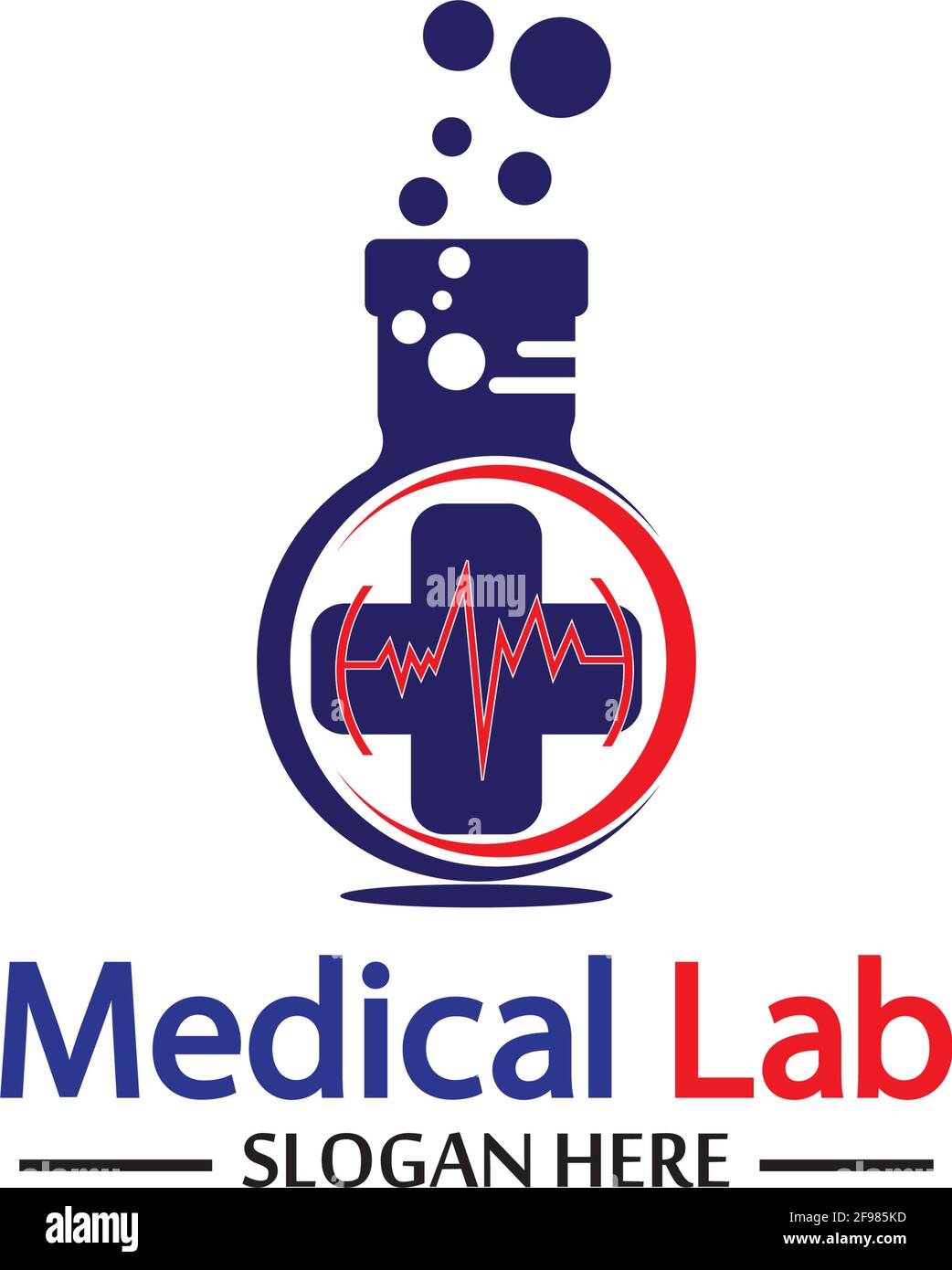 Medical Lab Logo Template Design Vector, Emblem, Design Concept