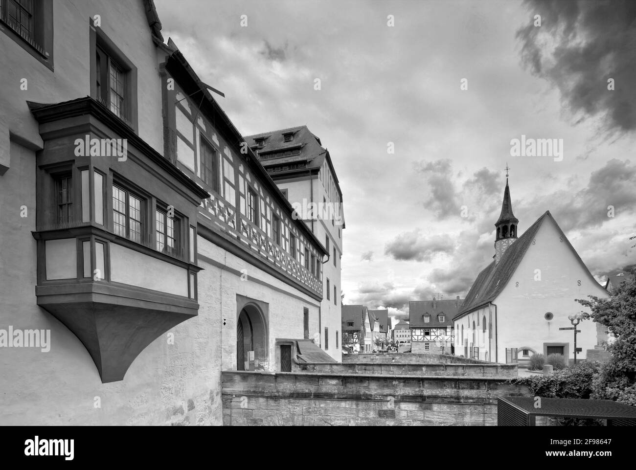 Imperial Palace, Bishop's Palace, Palatinate Museum, Marienkapelle, architecture, Forchheim, Upper Franconia, Bavaria, Germany, Europe Stock Photo