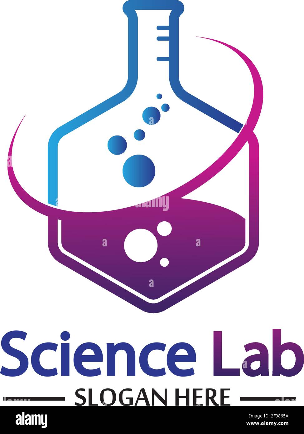 Science Lab logo.Laboratory Tube Logo Template Design Vector, Emblem ...