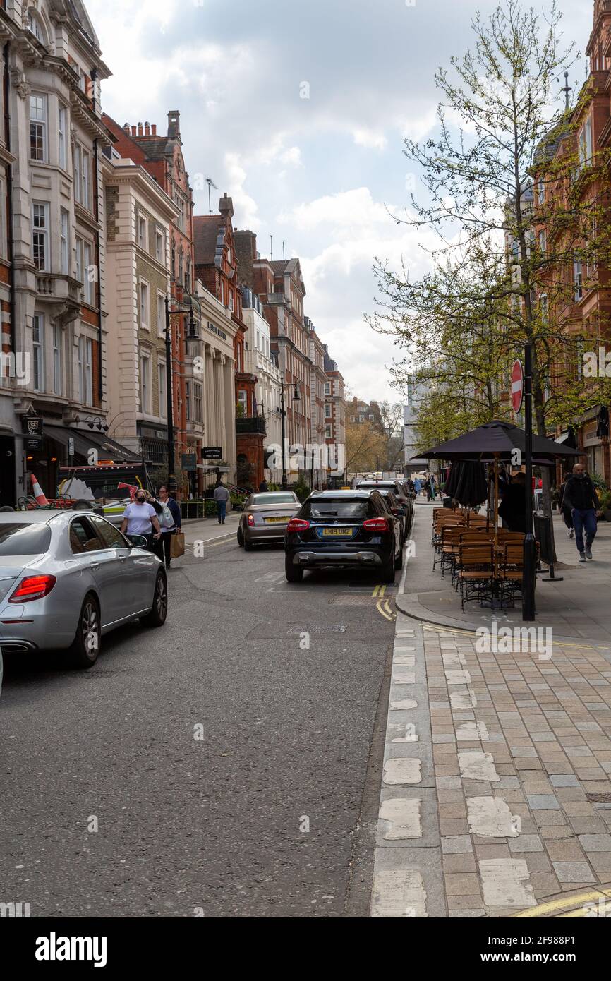 North Audley Street Stock Photo Alamy