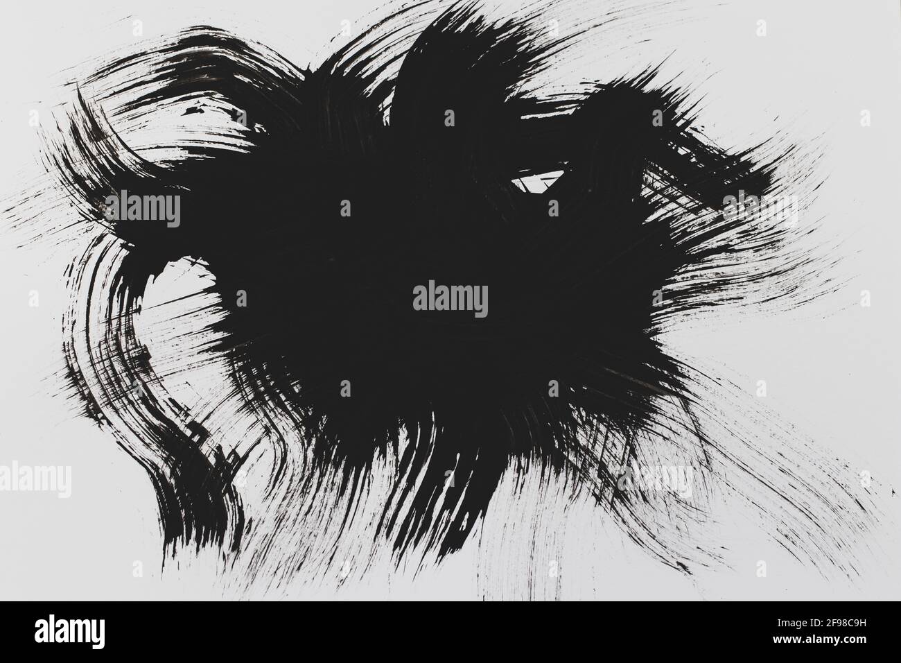 Illustration of black and white abstract background Stock Photo - Alamy