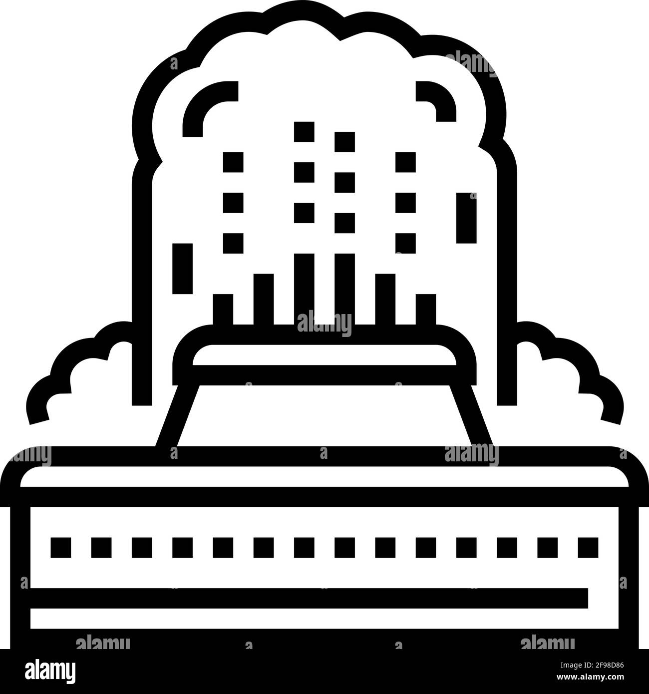 filtration equipment water line icon vector illustration Stock Vector ...