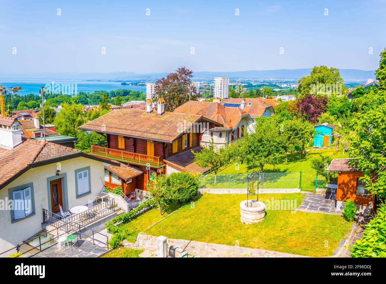 Residential houses in Lausanne, Switzerland Stock Photo Alamy