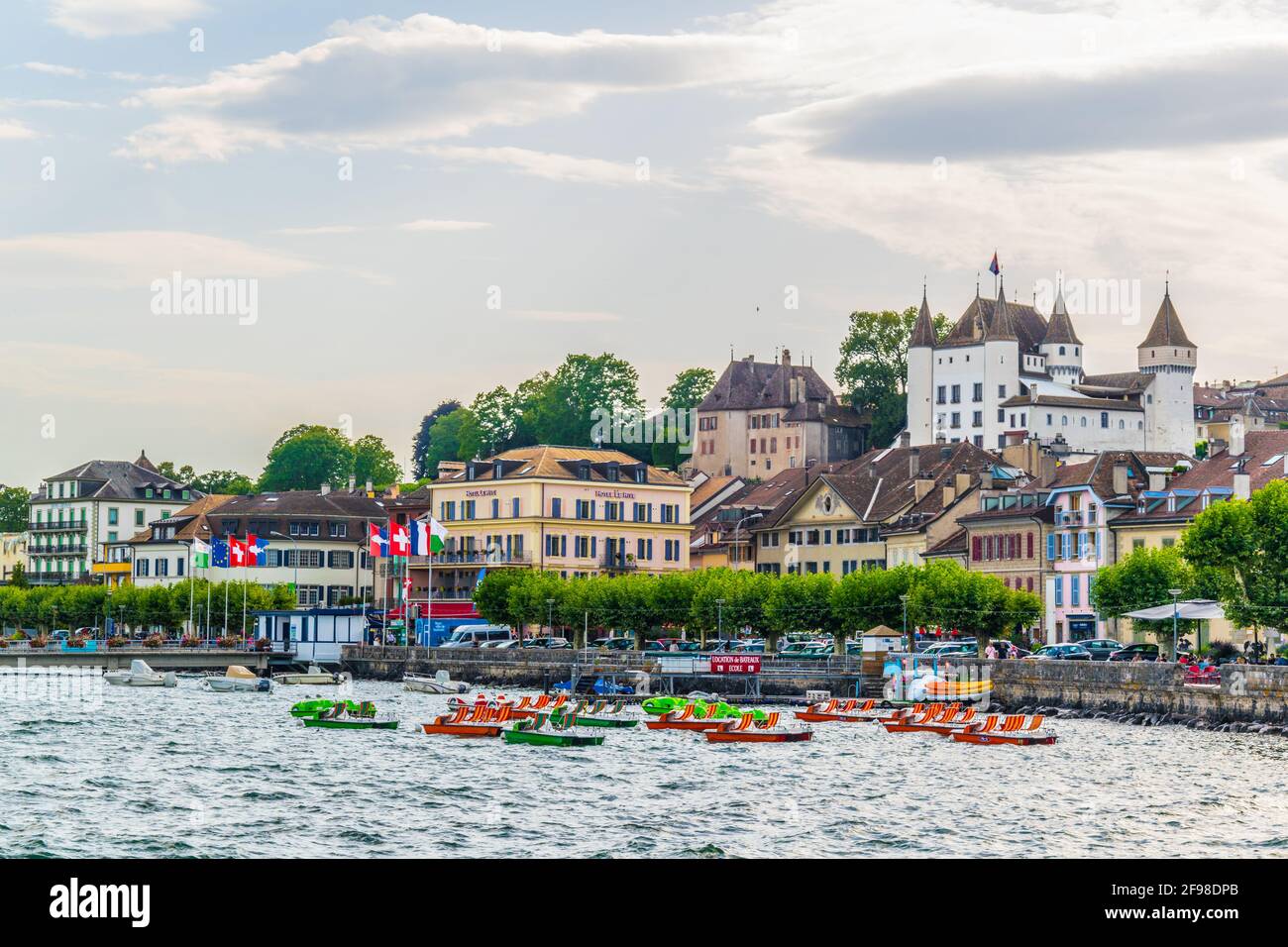 nyon-lake-geneva-castle-hi-res-stock-photography-and-images-alamy