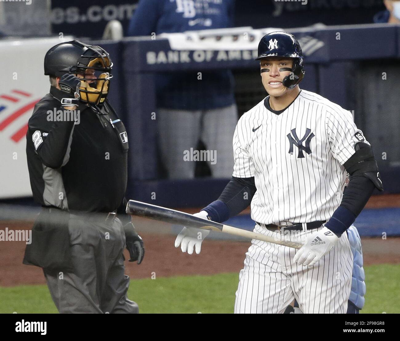 Bronx, United States. 16th Apr, 2021. New York Yankees Aaron Judge