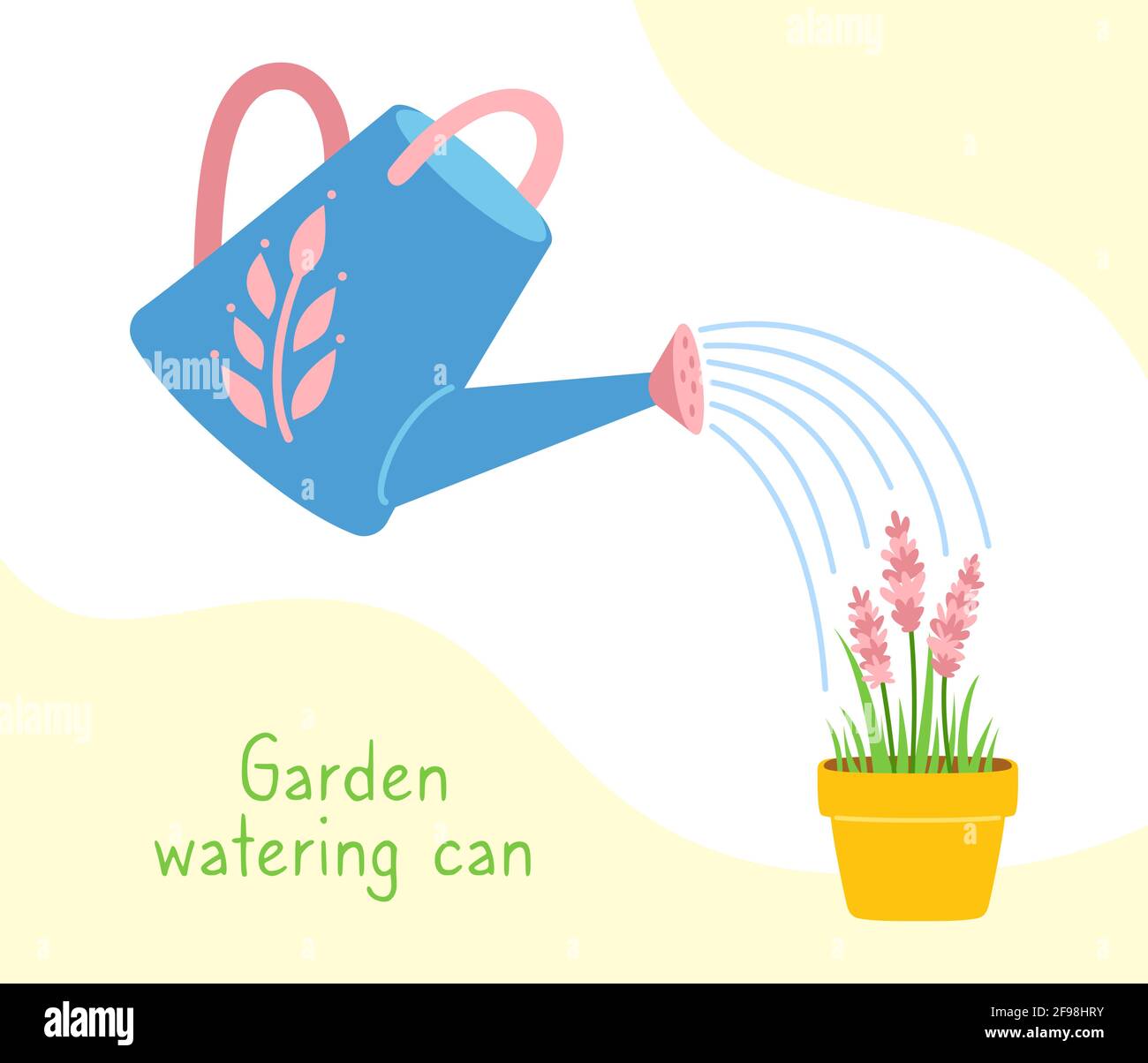 Watering can cartoon hi-res stock photography and images - Alamy
