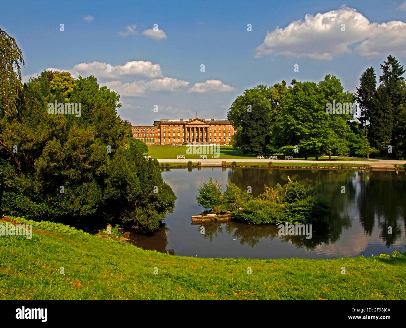 Wilhelmshöhe Castle, museum, park, Kassel, Hesse, Germany Stock Photo