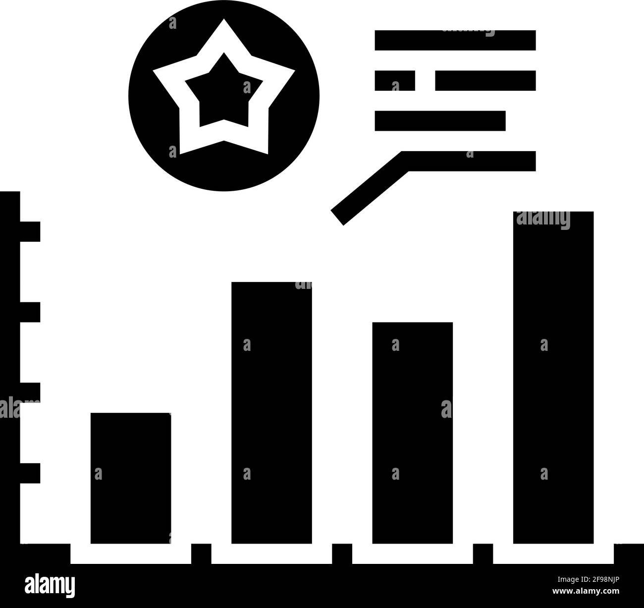 infographic bonus glyph icon vector illustration Stock Vector Image ...
