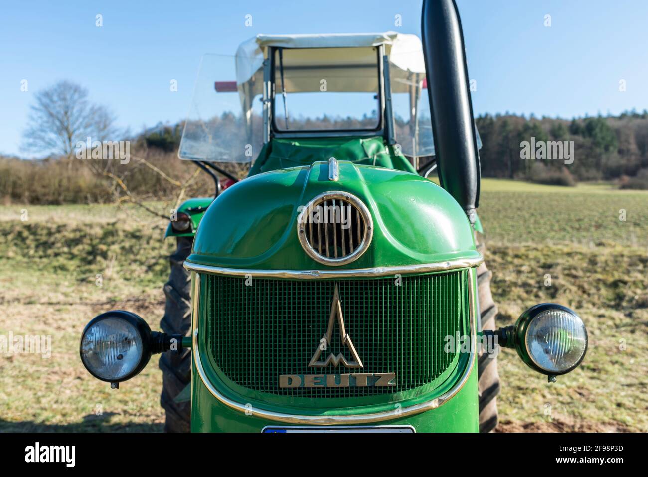 Breuberg, Hessen, Germany, Deutz D 4006 tractor. Displacement 25826 ccm, 35  hp, built in 1969 Stock Photo - Alamy