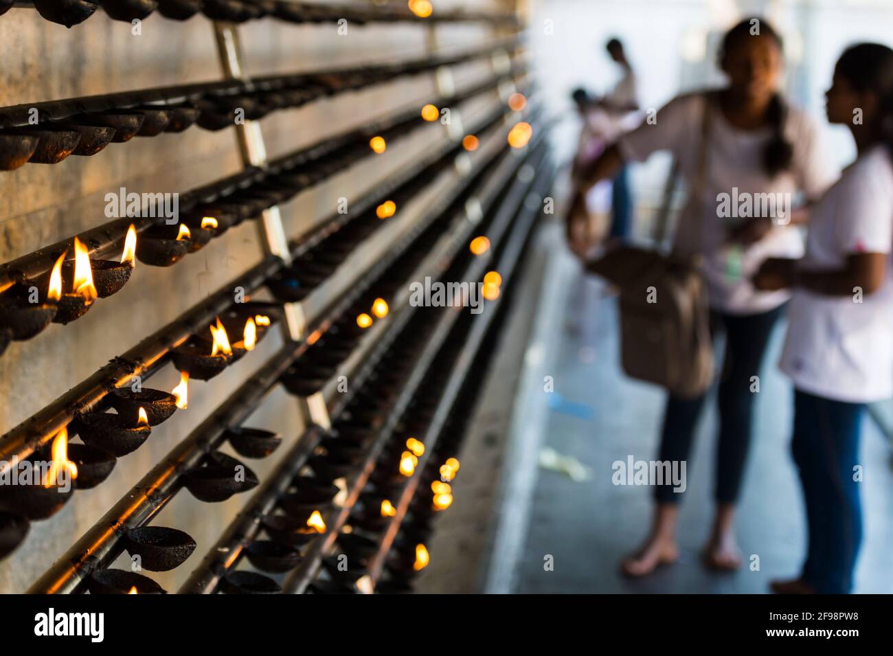 Sri Lanka, Kataragama, Kataragama Temple, believers, sacrificial