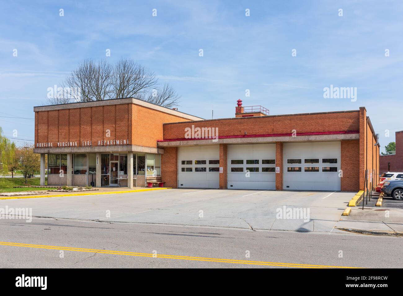 BRISTOL, TNVA, USA7 APRIL 2021 The Bristol Virginia Fire Department