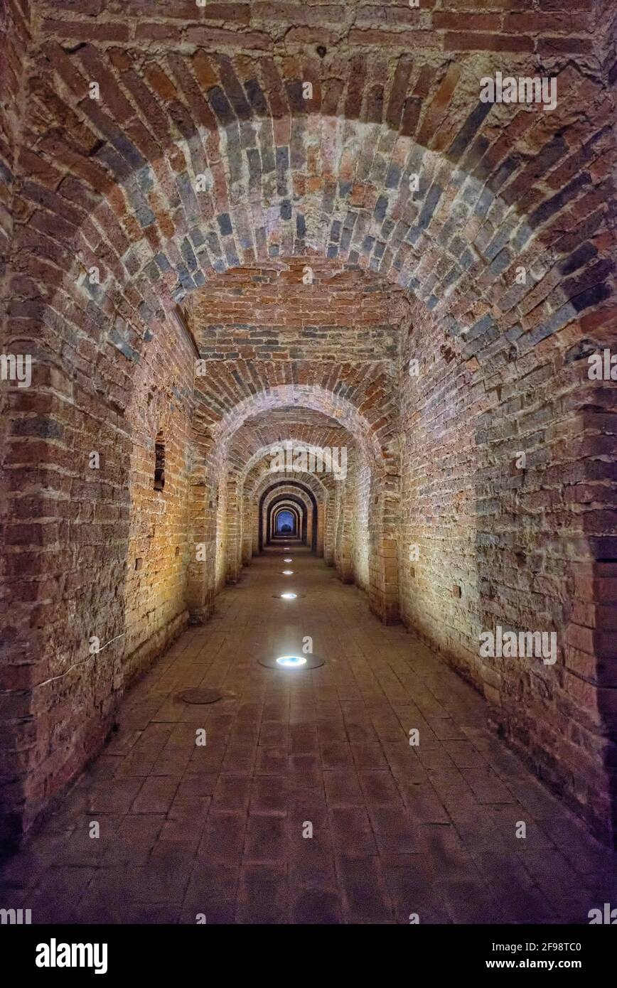 This is a secret tunnel with a length of almost 100 metres and width of