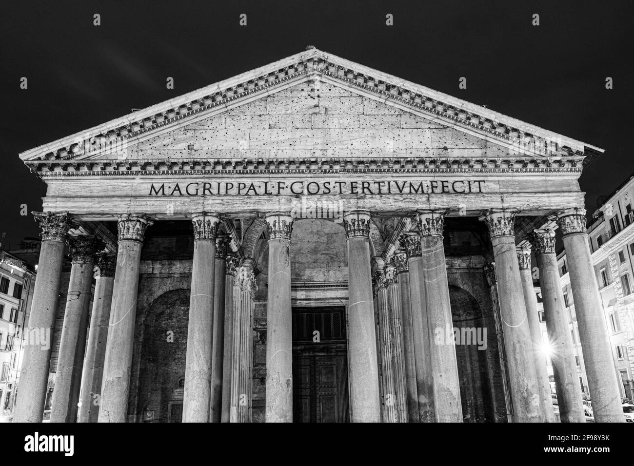 Rome tourist attraction - the famous Pantheon Stock Photo