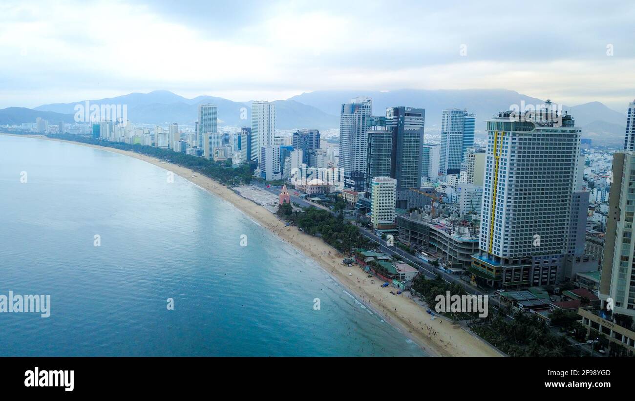 nha-trang-beach-city-skyline-vietnam-stock-photo-alamy