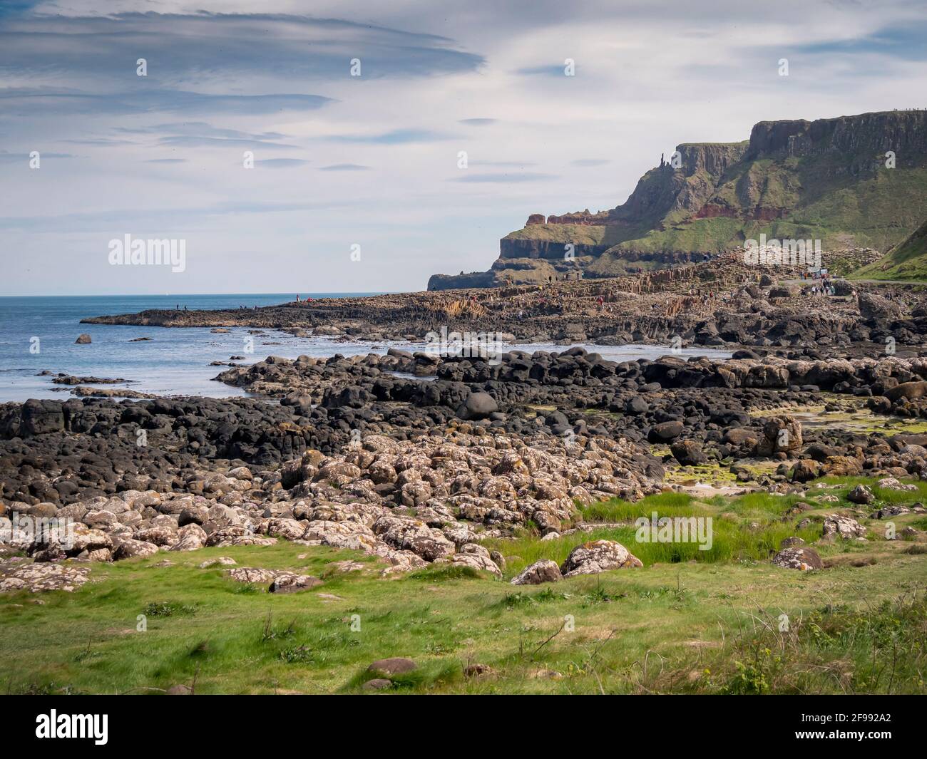Beautiful Giants Causeway Coast in Northern Ireland - travel photography Stock Photo