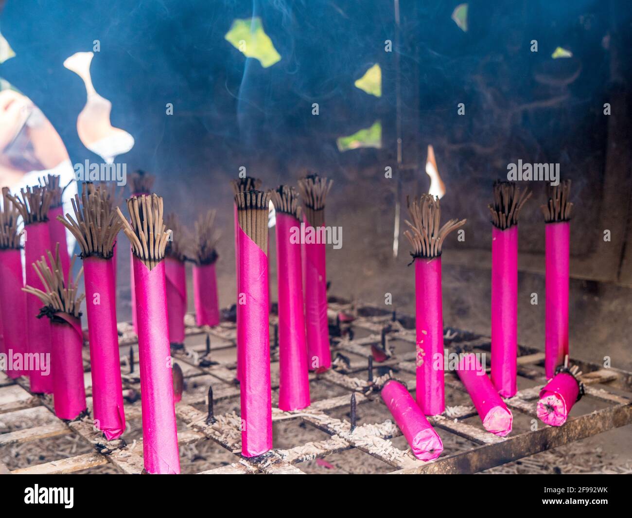 Incense kettle at a buddhist temple hi-res stock photography and images ...