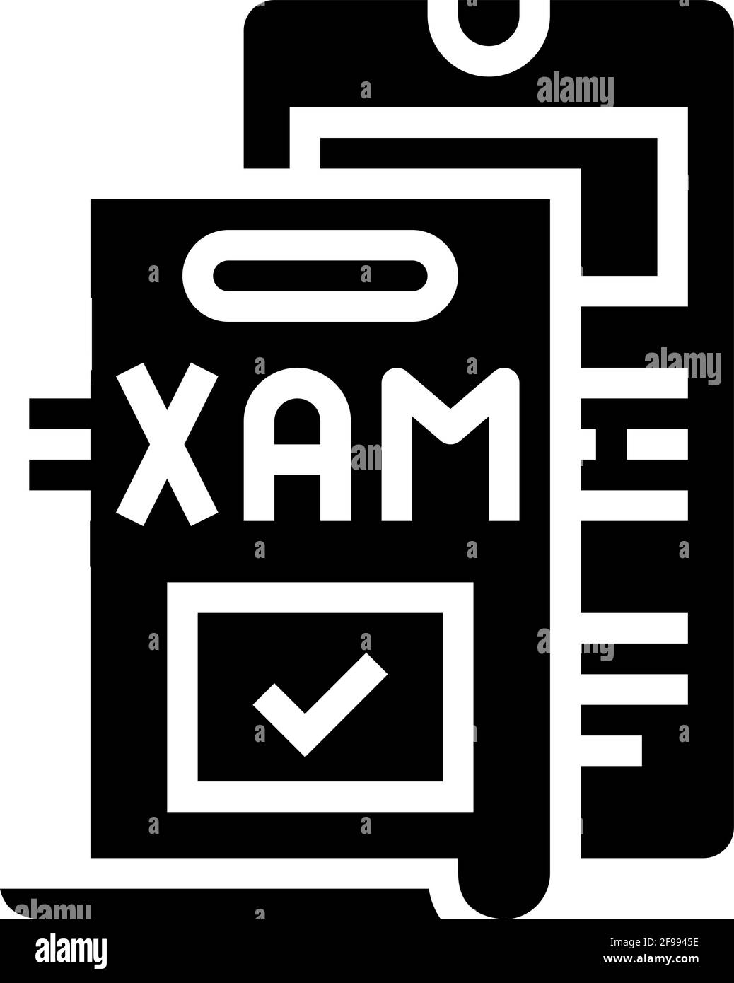 Online Examination Glyph Icon Vector Illustration Stock Vector Image And Art Alamy 9642