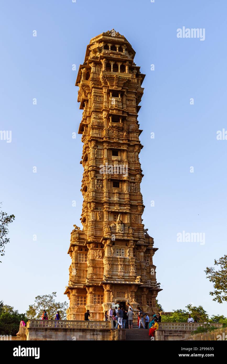 Rajasthan, India-October, 2018: Vijay Stambha 'victory monument ...