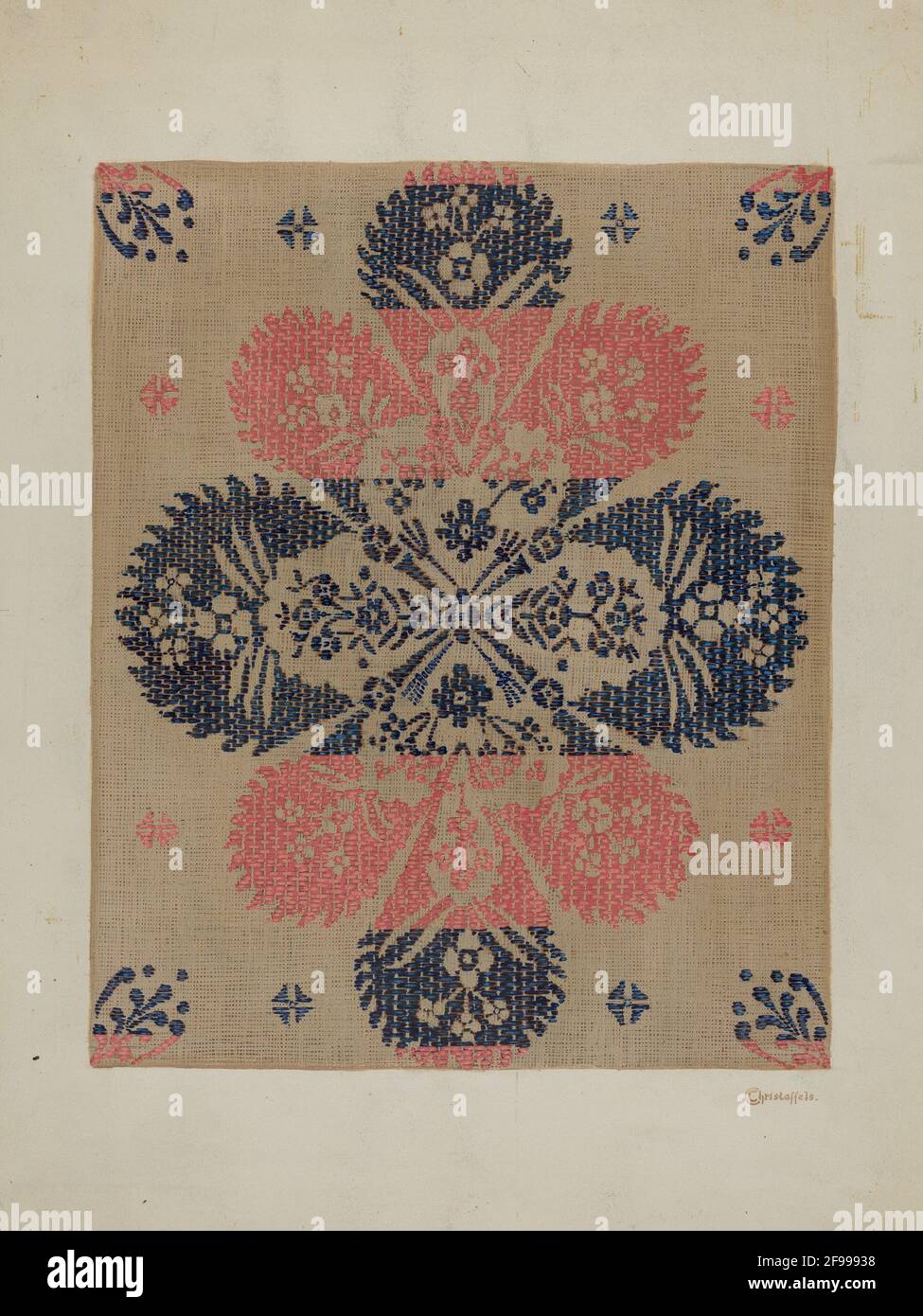 Coverlet, c. 1940 Stock Photo Alamy