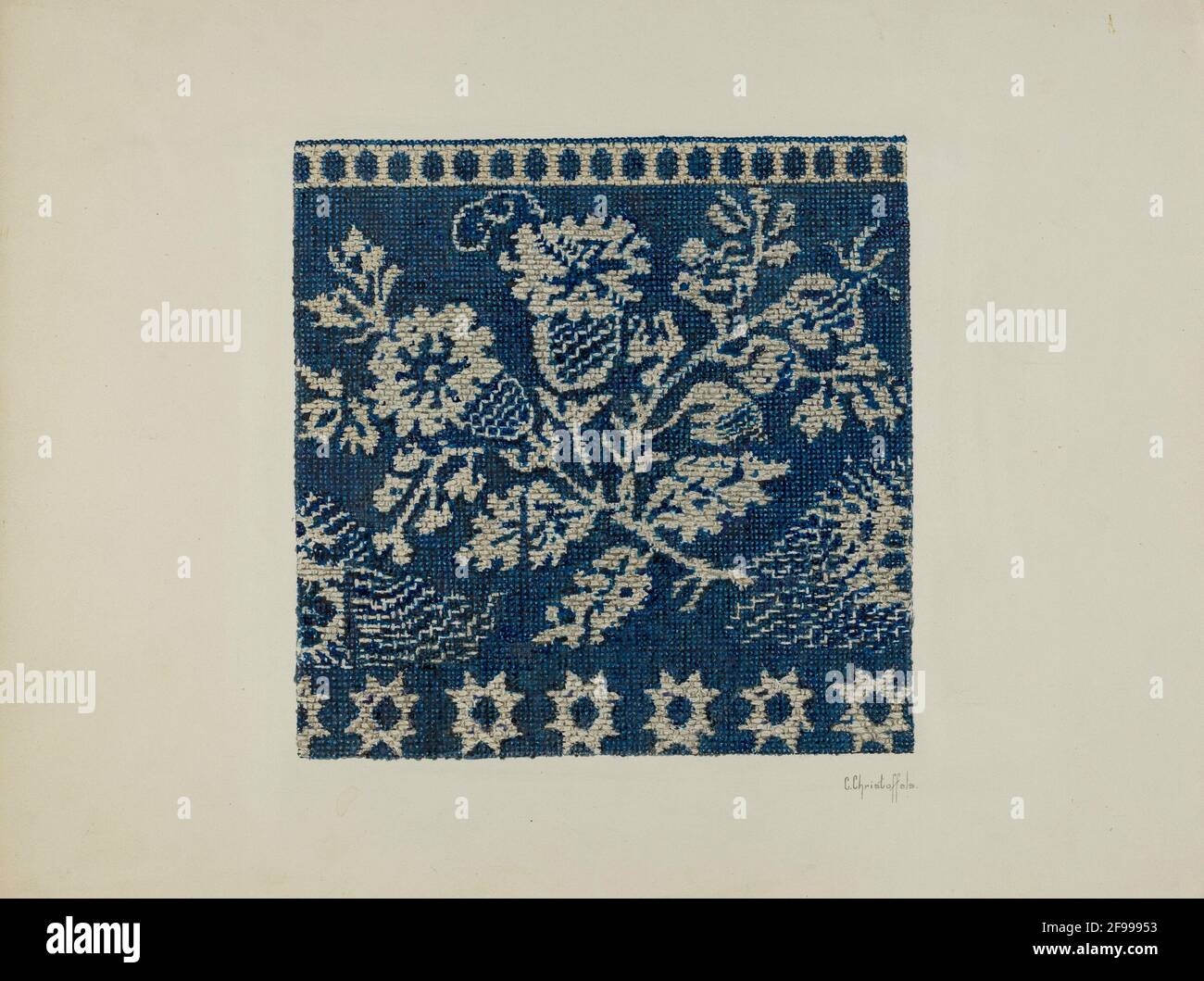 Coverlet, c. 1940 Stock Photo Alamy