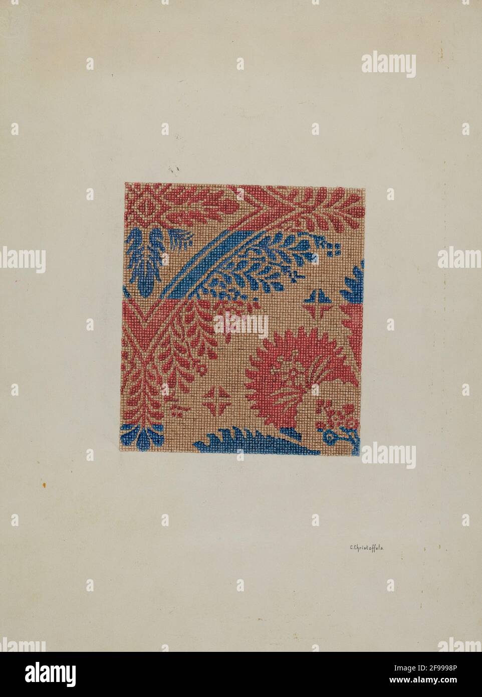 Coverlet, c. 1940 Stock Photo Alamy