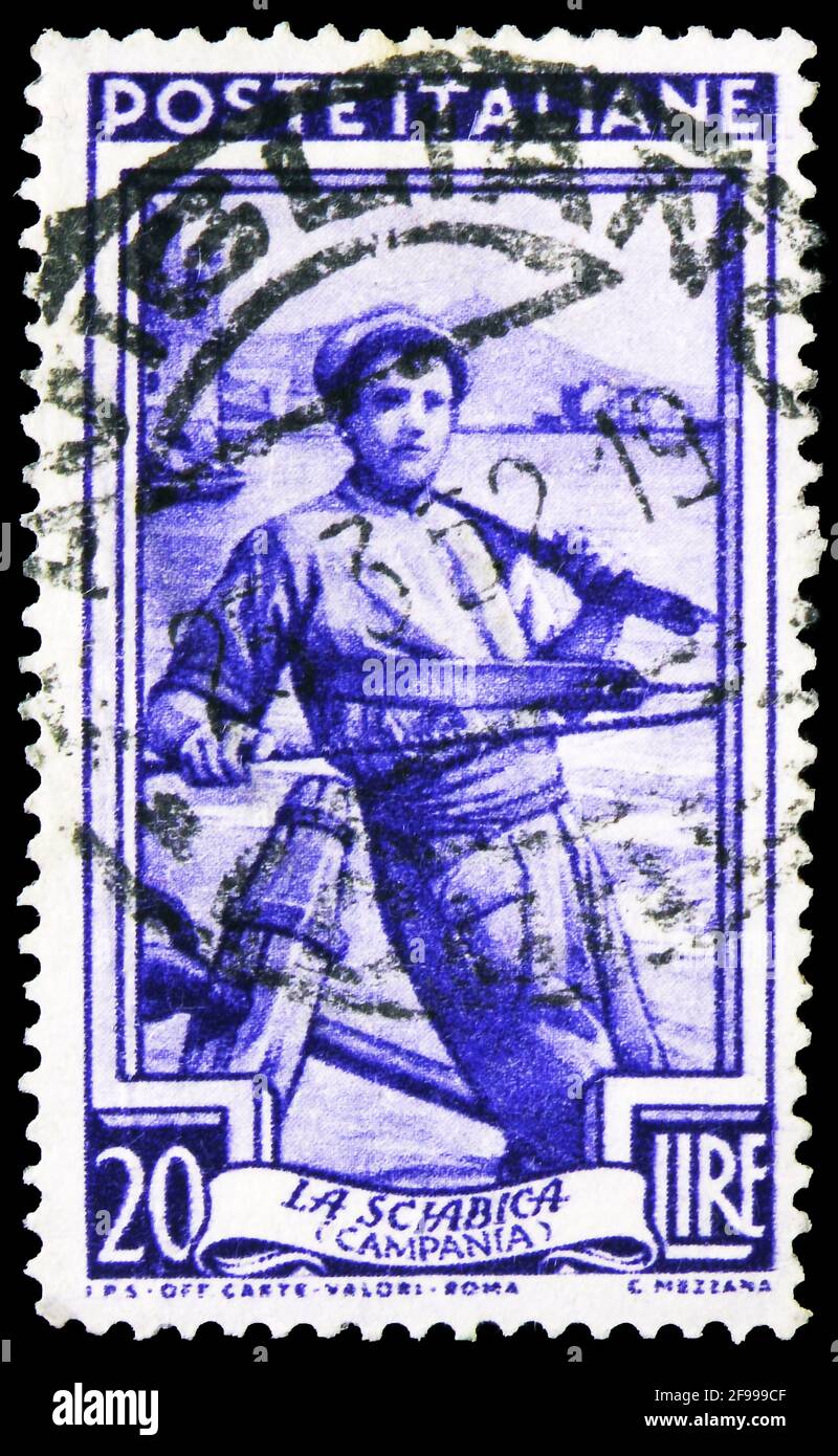Blue italian stamp hi-res stock photography and images - Alamy