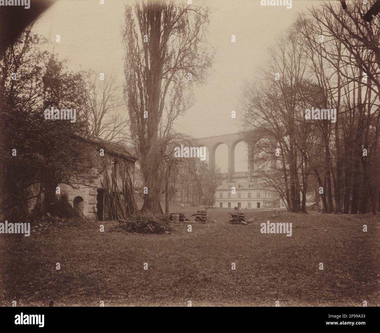 ArcueilCachan, Parc de Madame de Provigny, 1901 Stock Photo Alamy