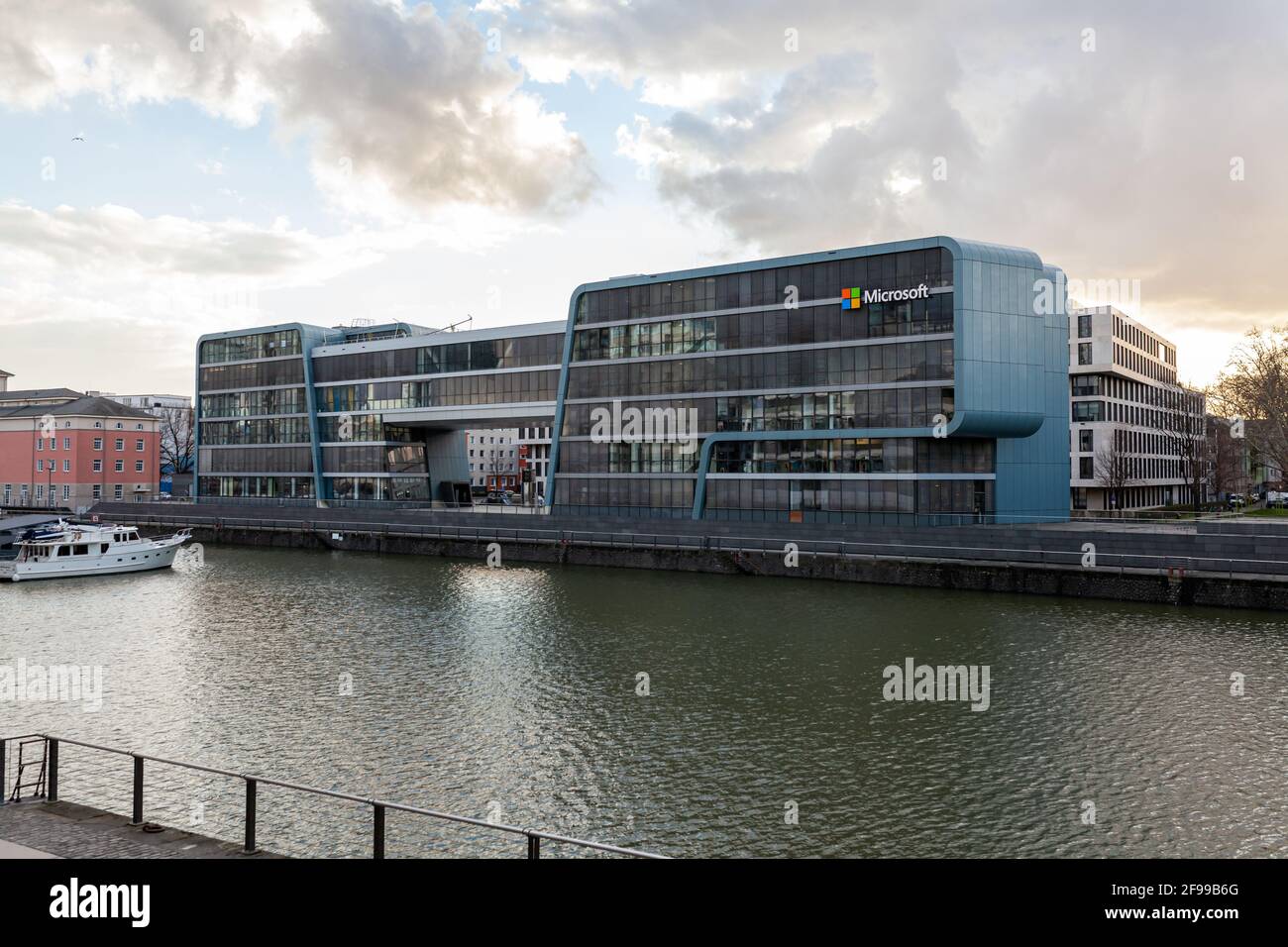 The company building of Microsofts Reboot at the digital location at Rheinauhafen Cologne, Germany, Europe Stock Photo