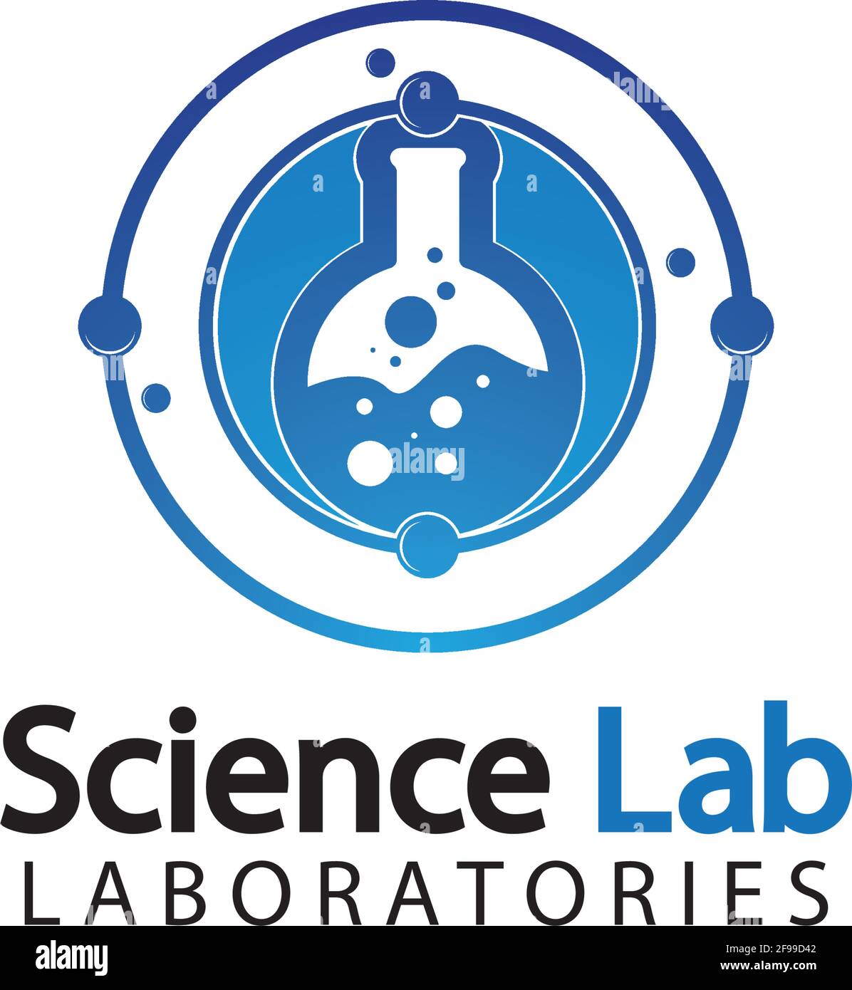Science Lab logo.Laboratory Tube Logo Template Design Vector, Emblem
