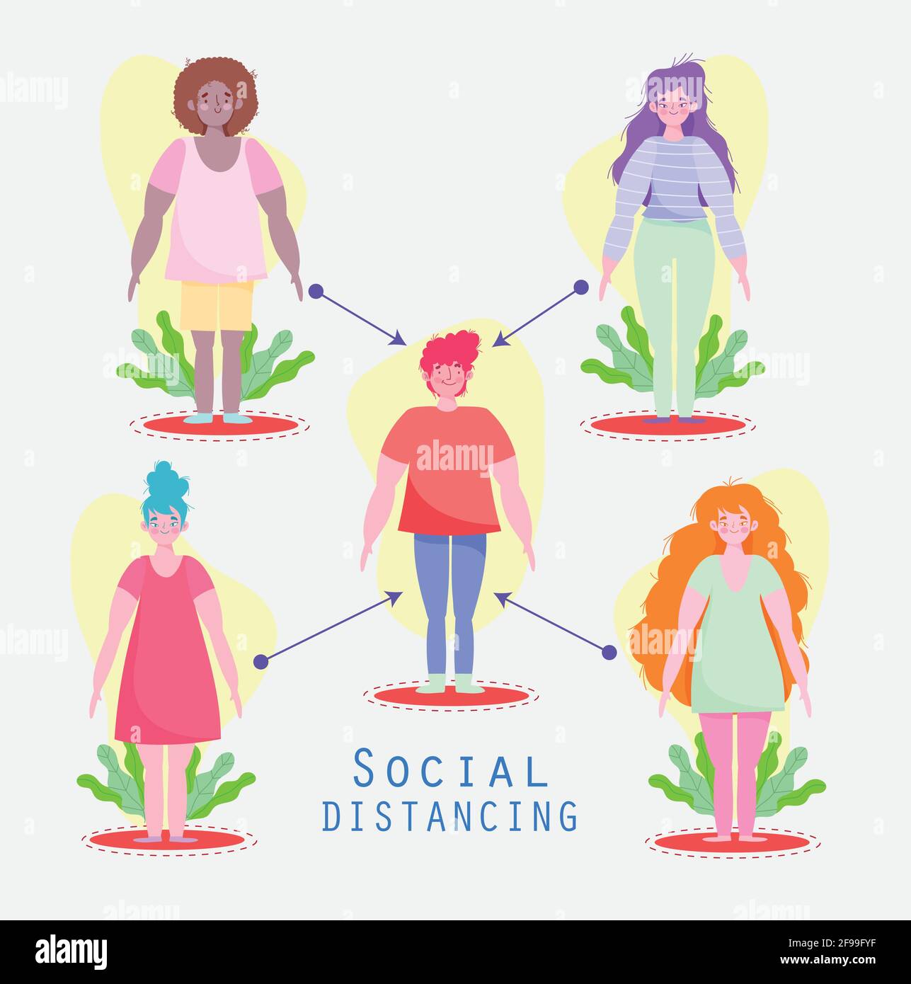 keep social distancing, stay away others Stock Vector Image & Art - Alamy