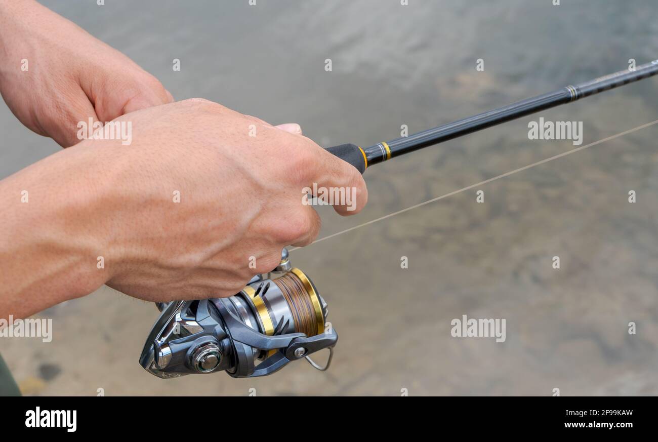 Fishing rod mechanism hi-res stock photography and images - Alamy